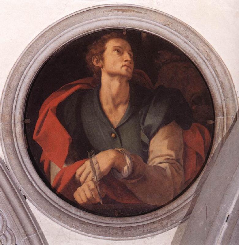 Pontormo, Jacopo St Luke Norge oil painting art